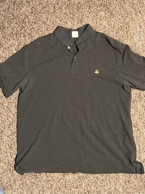 Two Brooks Brothers Polos - Gray and Pink